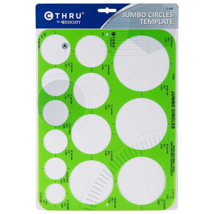 Jumbo Circles Template Hobby Lobby 632588